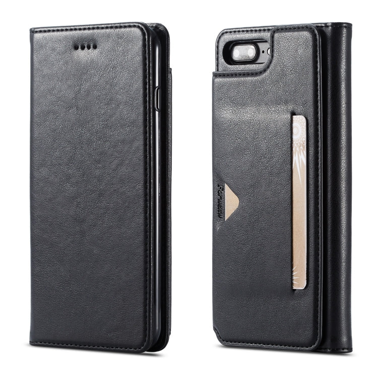 For iPhone 8 Plus / 7 Plus Forwenw Multi-card Series Horizontal Flip PU Leather Case with Holder & Card Slots & Wallet