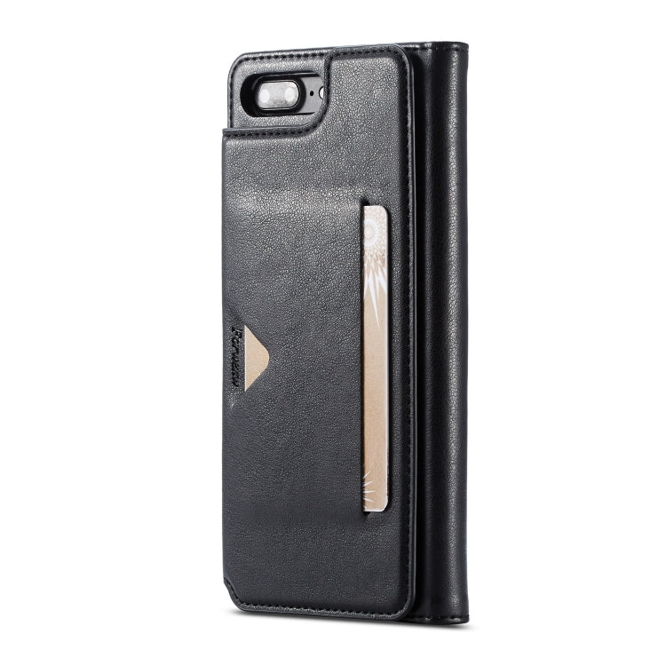 For iPhone 8 Plus / 7 Plus Forwenw Multi-card Series Horizontal Flip PU Leather Case with Holder & Card Slots & Wallet
