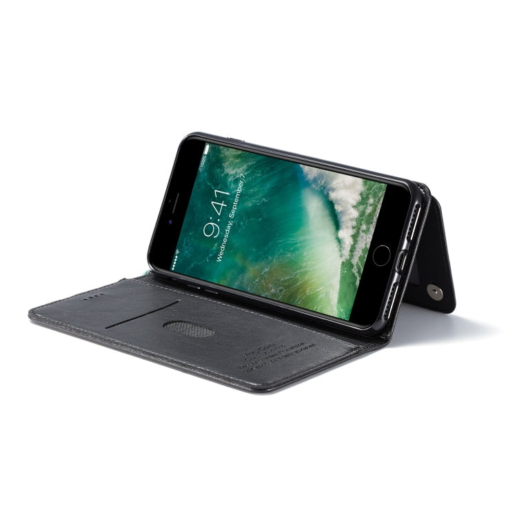 For iPhone 8 Plus / 7 Plus Forwenw Multi-card Series Horizontal Flip PU Leather Case with Holder & Card Slots & Wallet