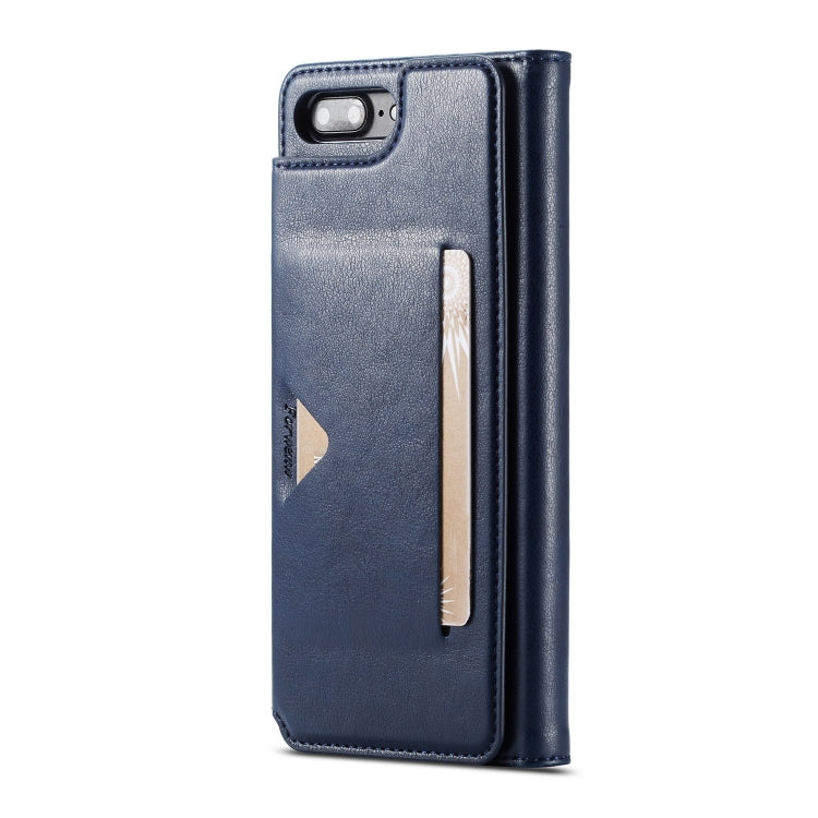 For iPhone 8 Plus / 7 Plus Forwenw Multi-card Series Horizontal Flip PU Leather Case with Holder & Card Slots & Wallet