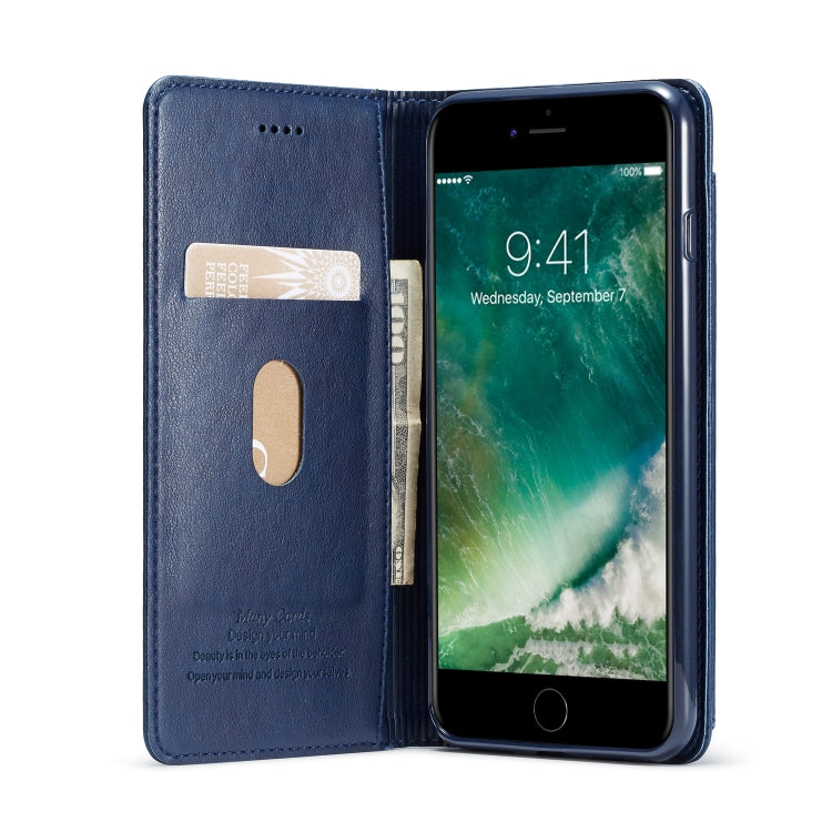 For iPhone 8 Plus / 7 Plus Forwenw Multi-card Series Horizontal Flip PU Leather Case with Holder & Card Slots & Wallet