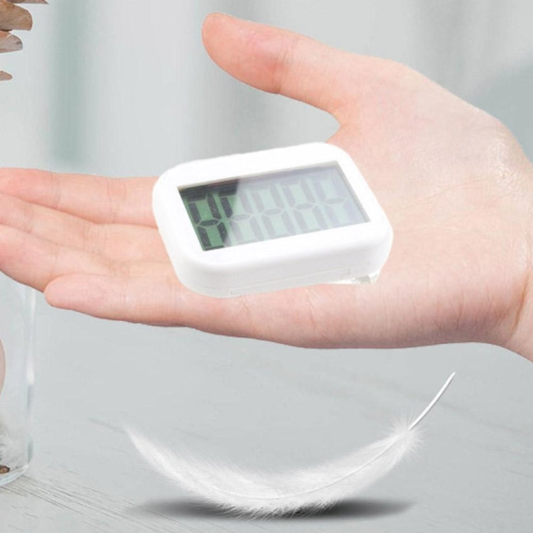 CR838 LCD Large Screen 3D Electronic Pedometer with Back Buckle