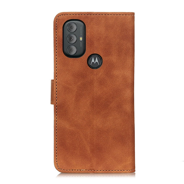 For Motorola Moto G Power 2022 KHAZNEH Retro Texture Horizontal Flip Leather Phone Case
