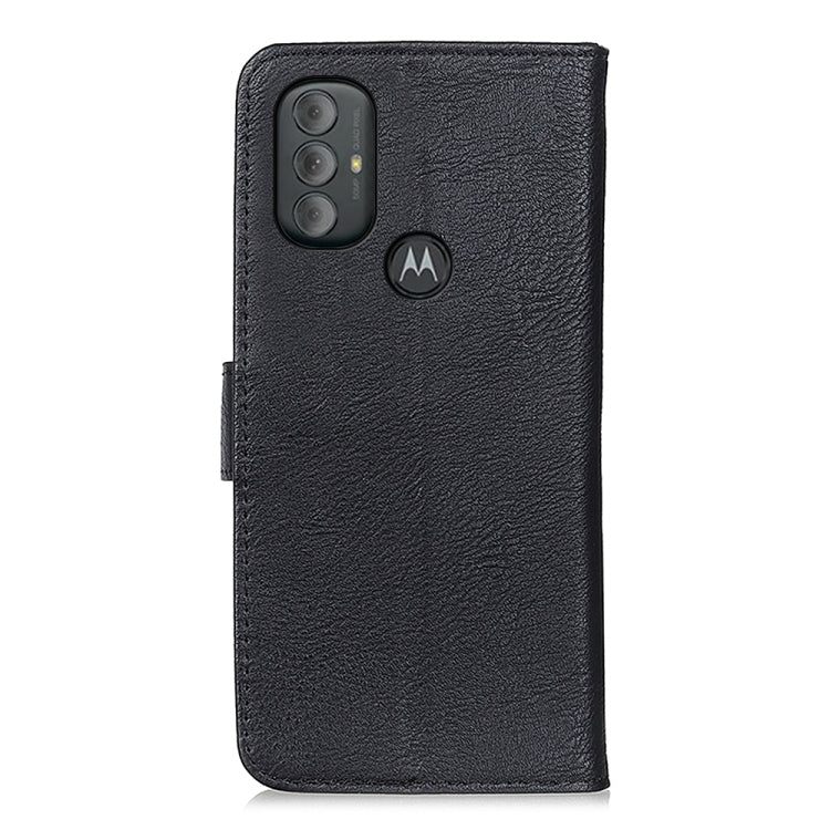 For Motorola Moto G Power 2022 KHAZNEH Cowhide Texture Horizontal Flip Leather Phone Case