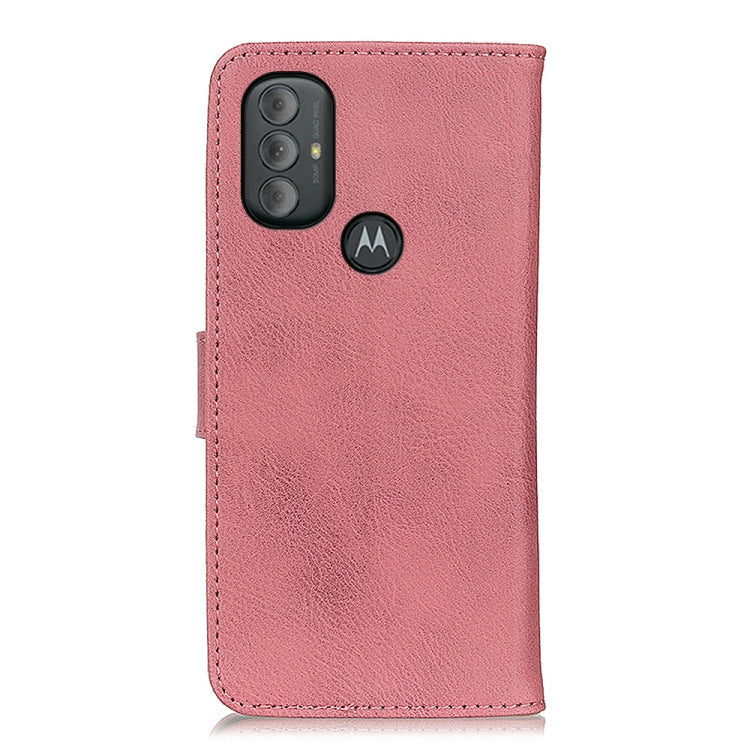 For Motorola Moto G Power 2022 KHAZNEH Cowhide Texture Horizontal Flip Leather Phone Case
