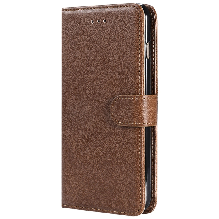 For iPhone 6 Plus / 7 Plus / 8 Plus Solid Color Horizontal Flip Protective Case with Holder & Card Slots & Wallet & Photo Frame & Lanyard