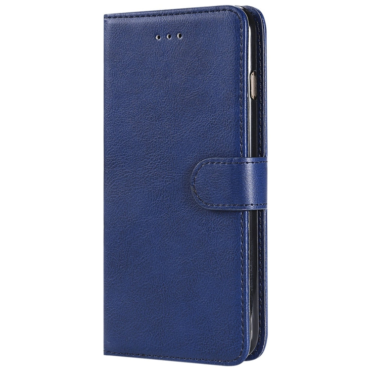 For iPhone 6 Plus / 7 Plus / 8 Plus Solid Color Horizontal Flip Protective Case with Holder & Card Slots & Wallet & Photo Frame & Lanyard