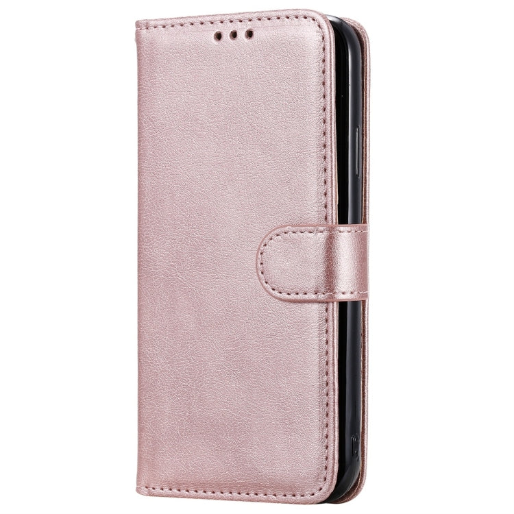 For iPhone 11 Solid Color Horizontal Flip Protective Case with Holder & Card Slots & Wallet & Photo Frame & Lanyard