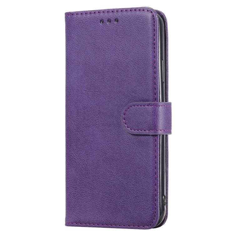 For iPhone 11 Pro Max Solid Color Horizontal Flip Protective Case with Holder & Card Slots & Wallet & Photo Frame & Lanyard
