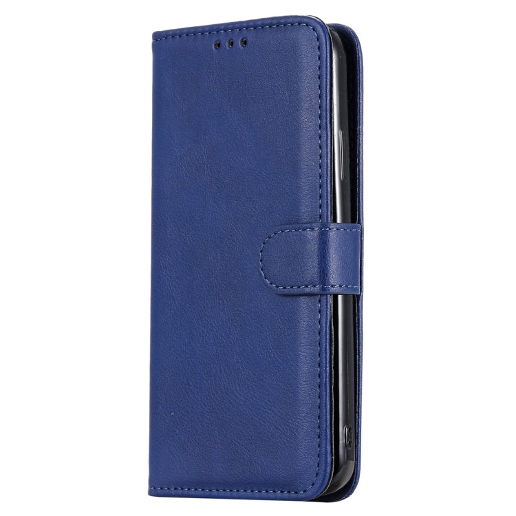 For iPhone 11 Pro Max Solid Color Horizontal Flip Protective Case with Holder & Card Slots & Wallet & Photo Frame & Lanyard