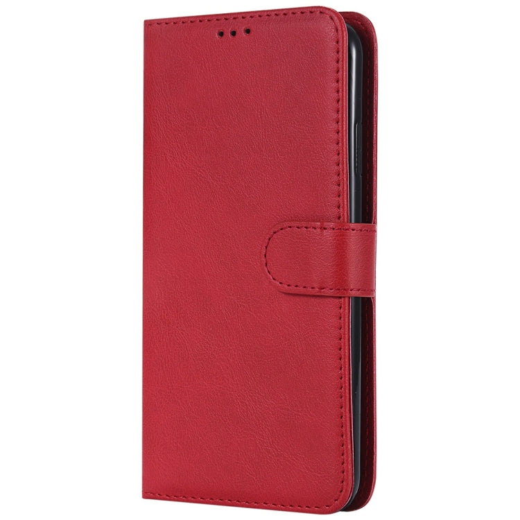 For iPhone XS Max Solid Color Horizontal Flip Protective Case with Holder & Card Slots & Wallet & Photo Frame & Lanyard