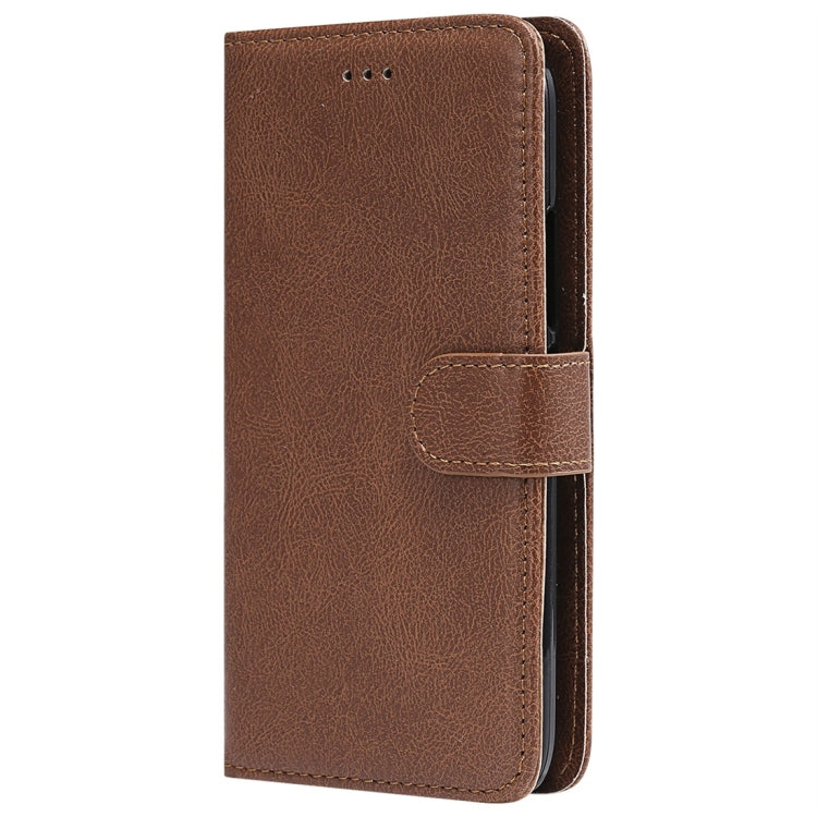 For Motorola Moto G5 Plus Solid Color Horizontal Flip Protective Case with Holder & Card Slots & Wallet & Photo Frame & Lanyard