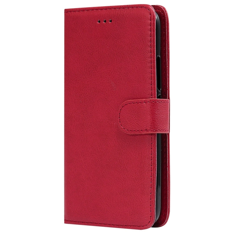 For Motorola Moto G5 Plus Solid Color Horizontal Flip Protective Case with Holder & Card Slots & Wallet & Photo Frame & Lanyard