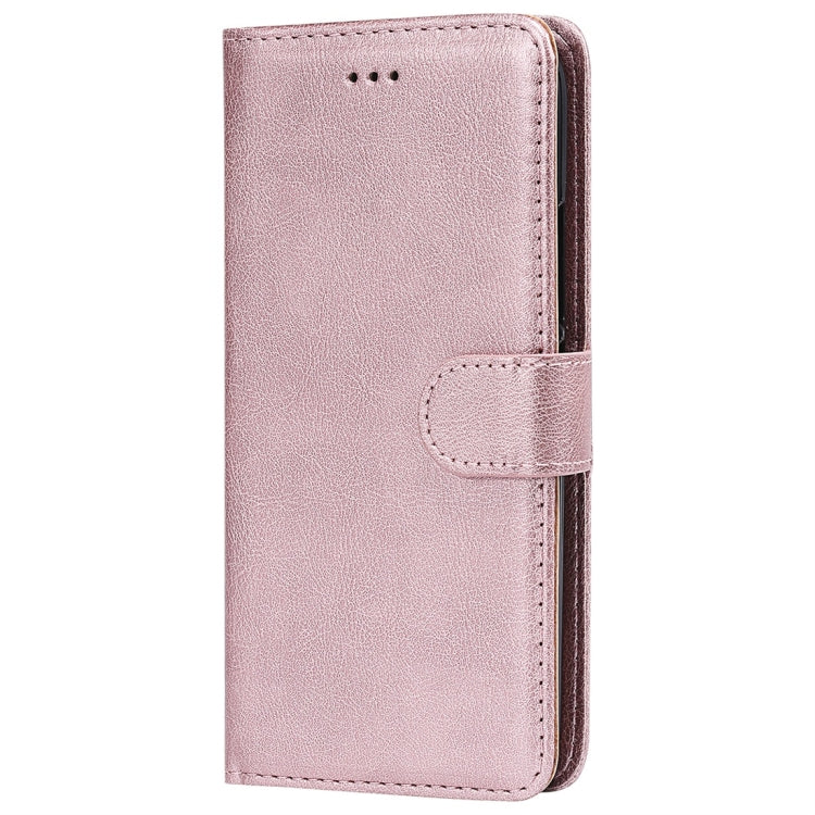 For Motorola Moto G5 Plus Solid Color Horizontal Flip Protective Case with Holder & Card Slots & Wallet & Photo Frame & Lanyard