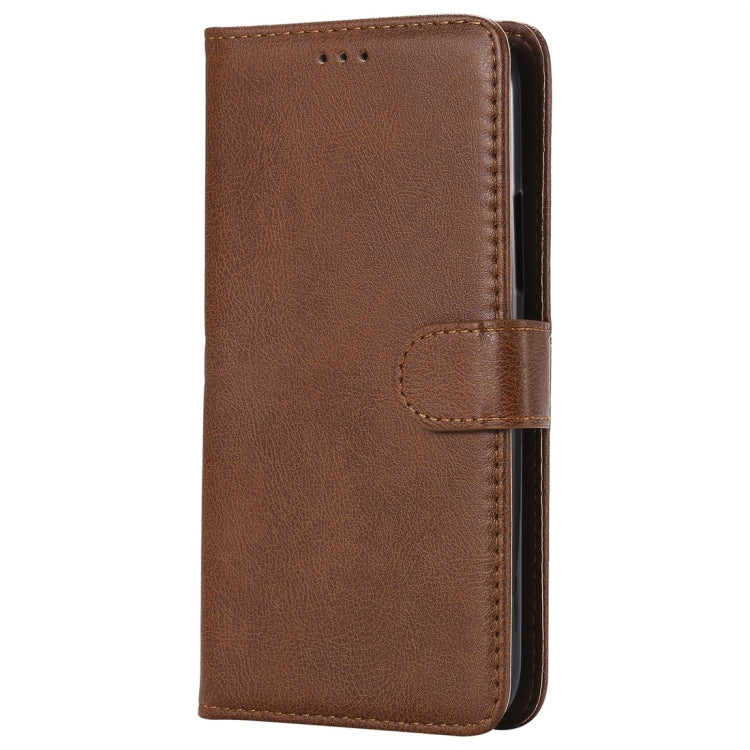 For Motorola Moto G5s Plus Solid Color Horizontal Flip Protective Case with Holder & Card Slots & Wallet & Photo Frame & Lanyard