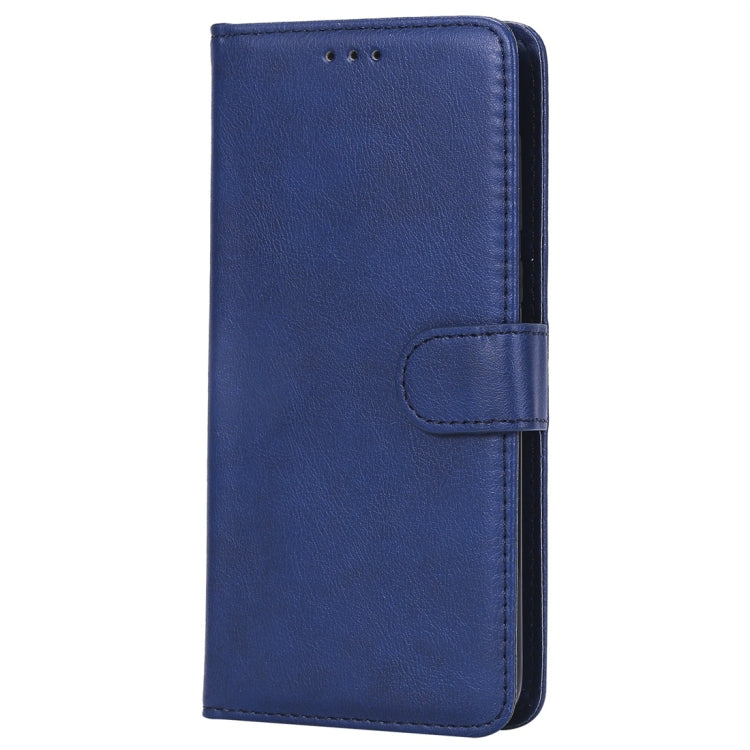 For Motorola Moto G6 Solid Color Horizontal Flip Protective Case with Holder & Card Slots & Wallet & Photo Frame & Lanyard