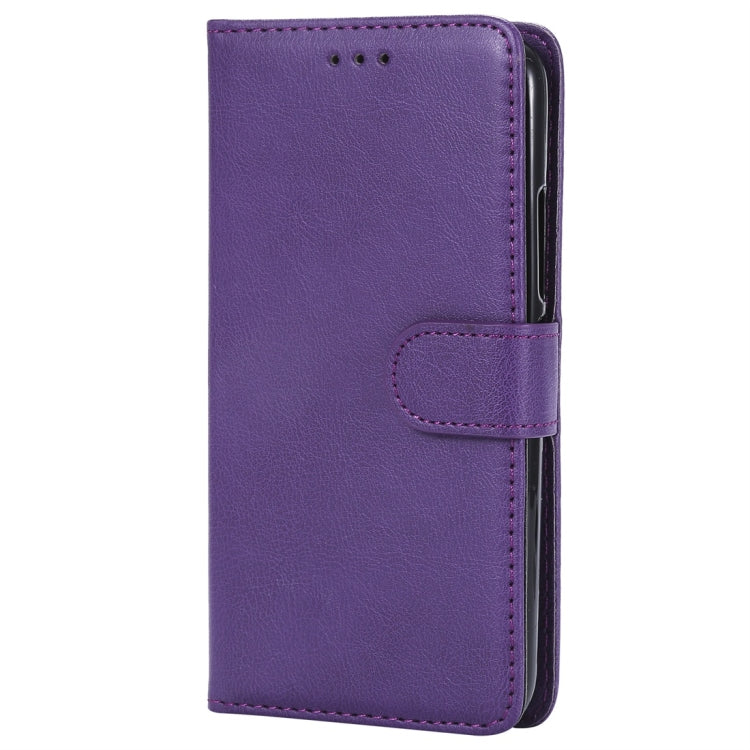 For Motorola Moto G5 Solid Color Horizontal Flip Protective Case with Holder & Card Slots & Wallet & Photo Frame & Lanyard