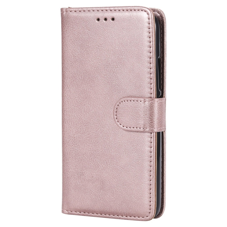 For Motorola Moto G5 Solid Color Horizontal Flip Protective Case with Holder & Card Slots & Wallet & Photo Frame & Lanyard