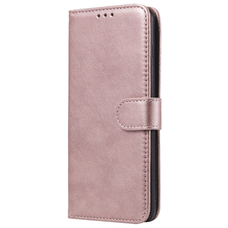 For Galaxy S10+ Solid Color Horizontal Flip Protective Case with Holder & Card Slots & Wallet & Photo Frame & Lanyard