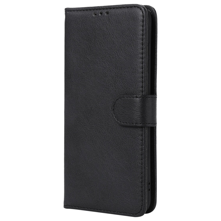 For Xiaomi Pocophone F1 Solid Color Horizontal Flip Protective Case with Holder & Card Slots & Wallet & Photo Frame & Lanyard