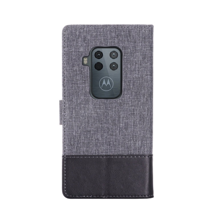 For Motorola Moto One Pro MUMXA MX102 Horizontal Flip Canvas Stitching Leather Case with Holder & Card Slots & Wallet