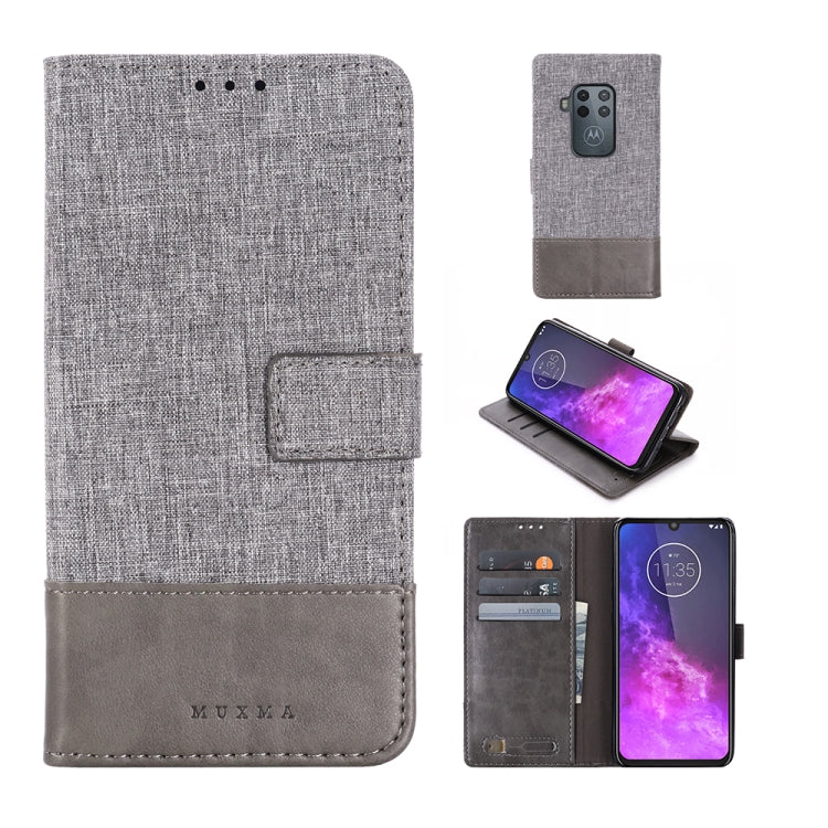 For Motorola Moto One Pro MUMXA MX102 Horizontal Flip Canvas Stitching Leather Case with Holder & Card Slots & Wallet