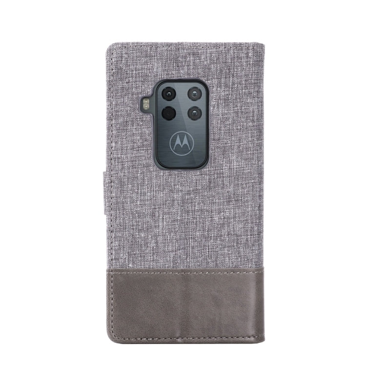 For Motorola Moto One Pro MUMXA MX102 Horizontal Flip Canvas Stitching Leather Case with Holder & Card Slots & Wallet