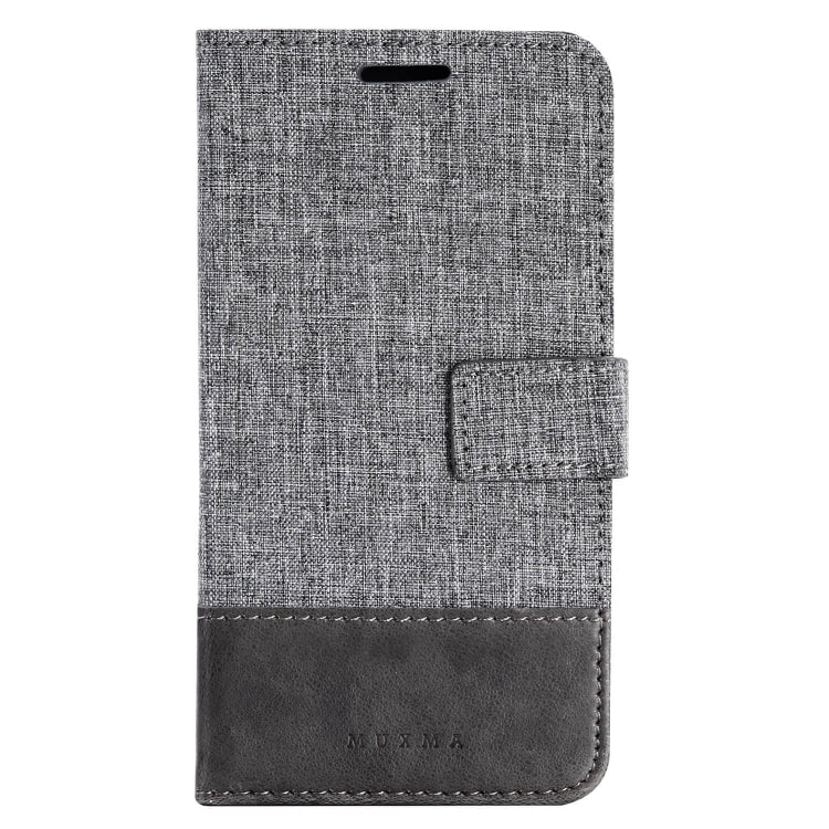 For Motorola Moto G5 MUMXA MX102 Horizontal Flip Canvas Stitching Leather Case with Holder & Card Slots & Wallet(Grey)