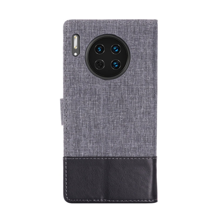 For Huawei Mate 30 MUMXA MX102 Horizontal Flip Canvas Stitching Leather Case with Holder & Card Slots & Wallet