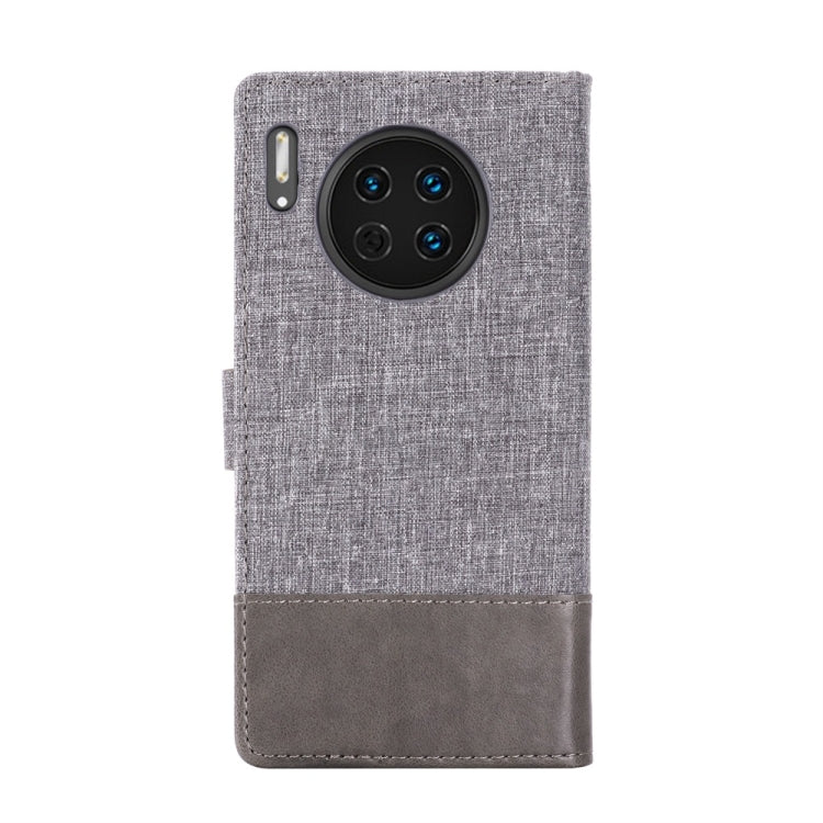For Huawei Mate 30 MUMXA MX102 Horizontal Flip Canvas Stitching Leather Case with Holder & Card Slots & Wallet