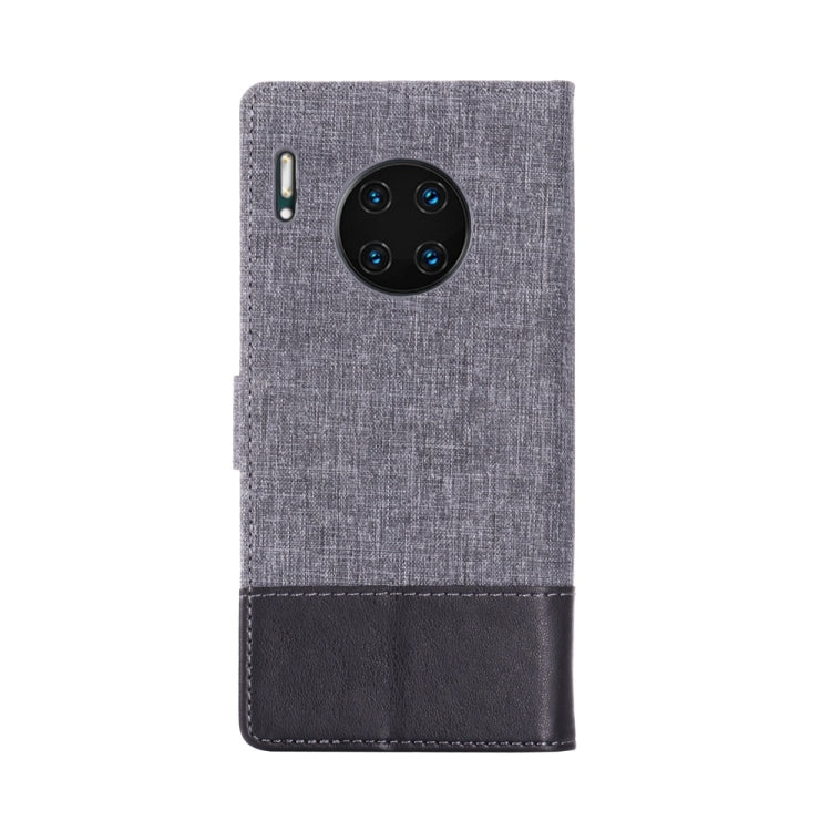 For Huawei Mate 30 Pro MUMXA MX102 Horizontal Flip Canvas Stitching Leather Case with Holder & Card Slots & Wallet