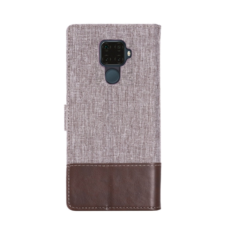 For Huawei Nova 5i Pro MUMXA MX102 Horizontal Flip Canvas Stitching Leather Case with Holder & Card Slots & Wallet