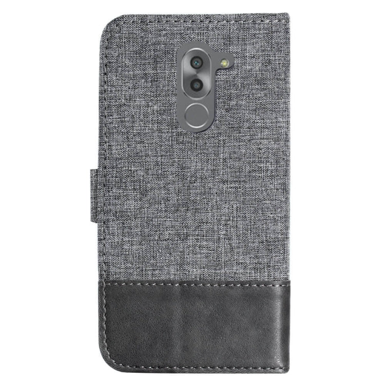 For Huawei Mate 9 Lite MUMXA MX102 Horizontal Flip Canvas Stitching Leather Case with Holder & Card Slots & Wallet