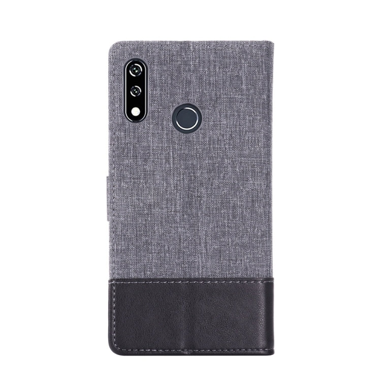 For LG W10 MUMXA MX102 Horizontal Flip Canvas Stitching Leather Case with Holder & Card Slots & Wallet