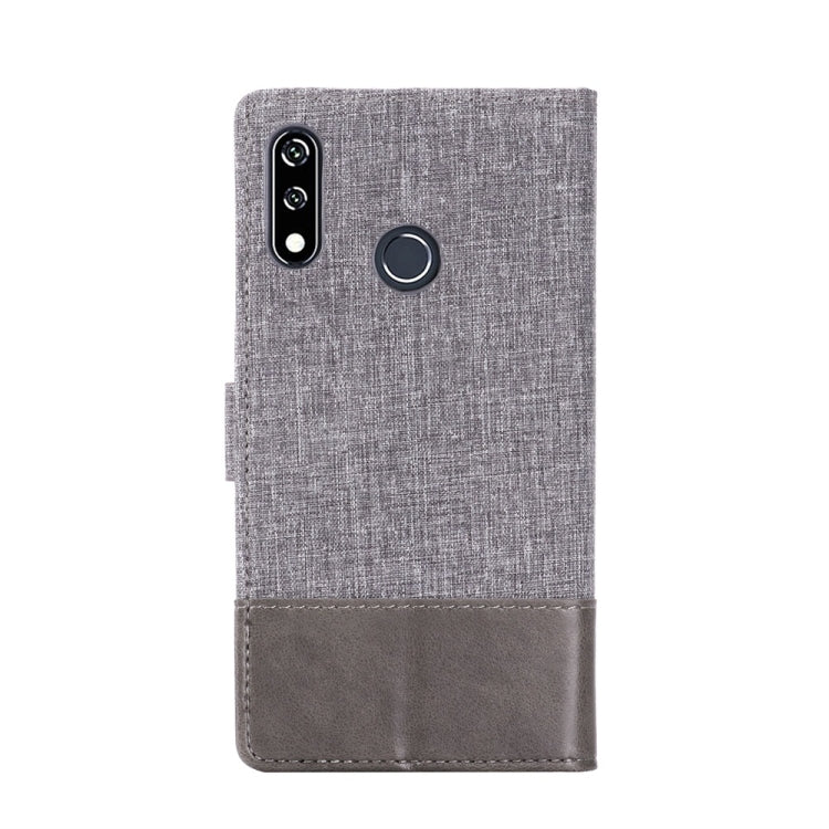 For LG W10 MUMXA MX102 Horizontal Flip Canvas Stitching Leather Case with Holder & Card Slots & Wallet