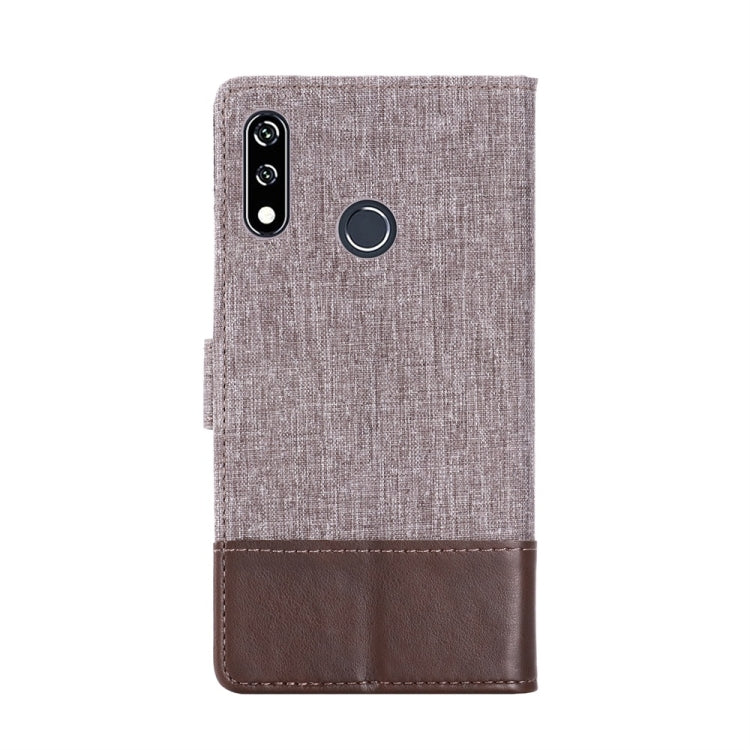 For LG W10 MUMXA MX102 Horizontal Flip Canvas Stitching Leather Case with Holder & Card Slots & Wallet