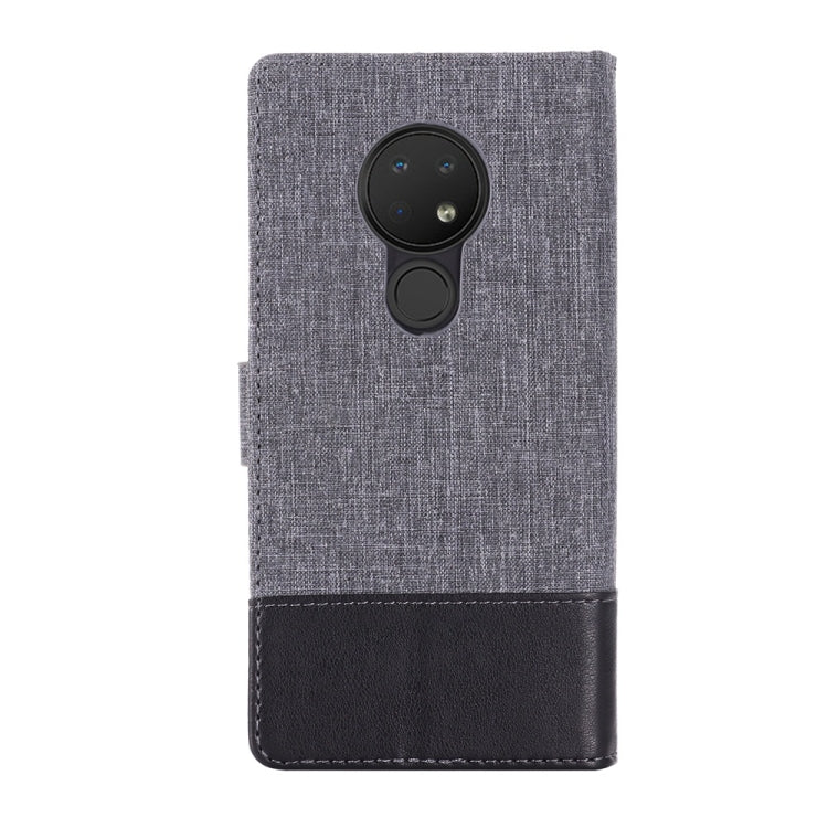 For Nokia 6.2 MUMXA MX102 Horizontal Flip Canvas Stitching Leather Case with Holder & Card Slots & Wallet