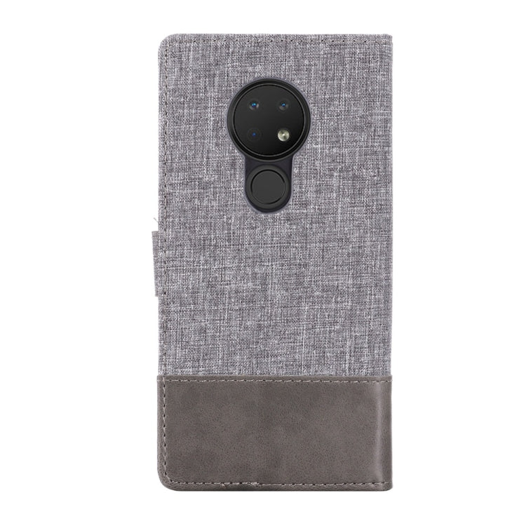 For Nokia 6.2 MUMXA MX102 Horizontal Flip Canvas Stitching Leather Case with Holder & Card Slots & Wallet