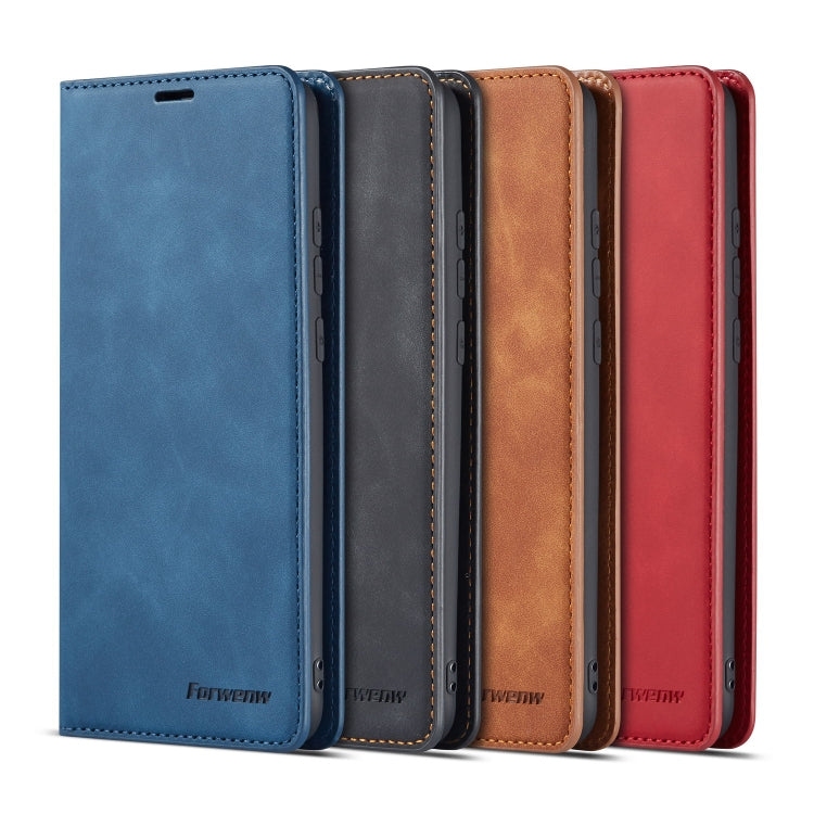For Huawei P Smart+ (2019) Forwenw Dream Series Oil Edge Strong Magnetism Horizontal Flip Leather Case with Holder & Card Slots & Wallet & Photo Frame