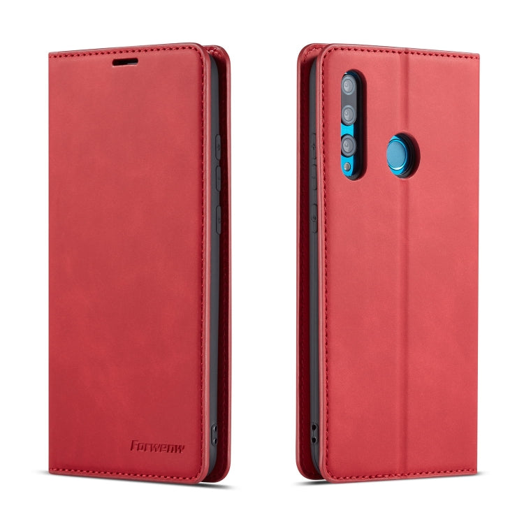 For Huawei P Smart+ (2019) Forwenw Dream Series Oil Edge Strong Magnetism Horizontal Flip Leather Case with Holder & Card Slots & Wallet & Photo Frame