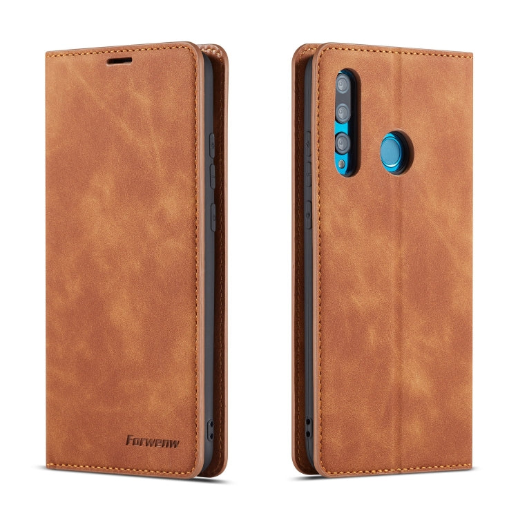 For Huawei P Smart+ (2019) Forwenw Dream Series Oil Edge Strong Magnetism Horizontal Flip Leather Case with Holder & Card Slots & Wallet & Photo Frame