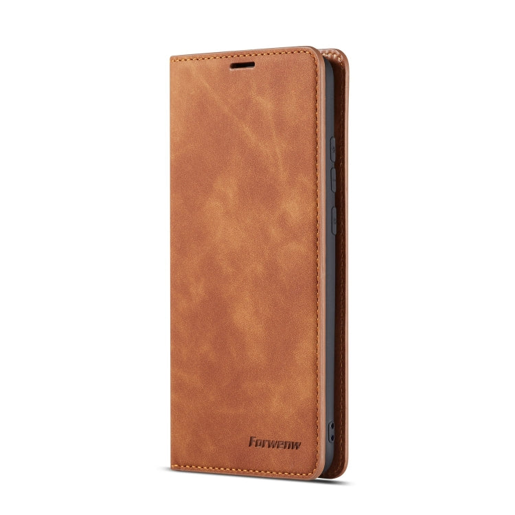 For Huawei P Smart+ (2019) Forwenw Dream Series Oil Edge Strong Magnetism Horizontal Flip Leather Case with Holder & Card Slots & Wallet & Photo Frame