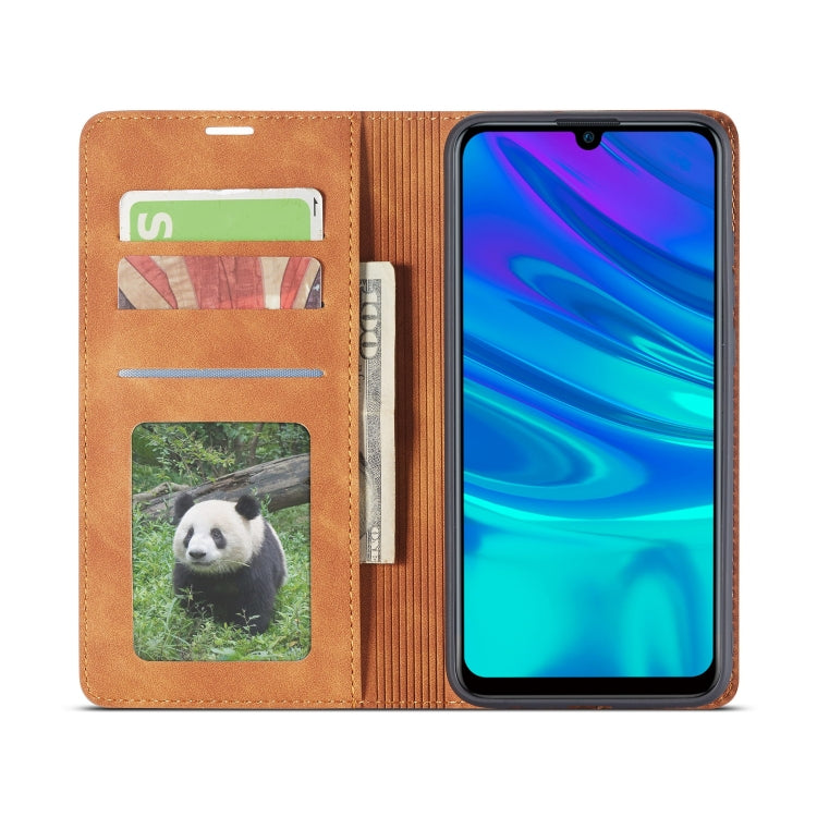 For Huawei P Smart+ (2019) Forwenw Dream Series Oil Edge Strong Magnetism Horizontal Flip Leather Case with Holder & Card Slots & Wallet & Photo Frame
