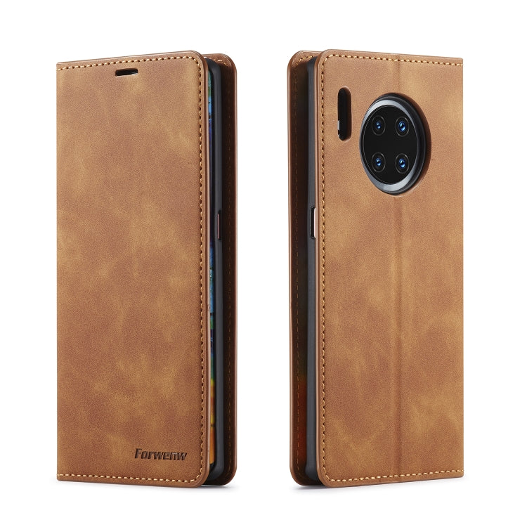 For Huawei Mate 30 Forwenw Dream Series Oil Edge Strong Magnetism Horizontal Flip Leather Case with Holder & Card Slots & Wallet & Photo Frame