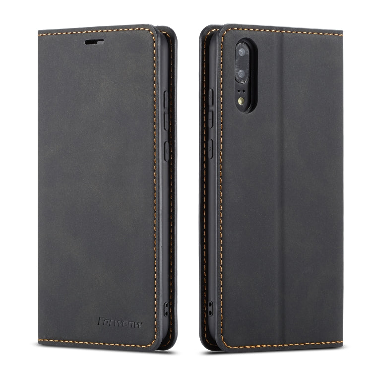 For Huawei P20 Forwenw Dream Series Oil Edge Strong Magnetism Horizontal Flip Leather Case with Holder & Card Slots & Wallet & Photo Frame