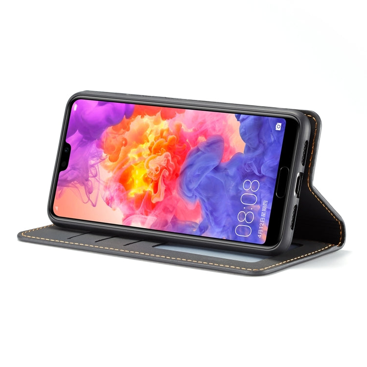 For Huawei P20 Forwenw Dream Series Oil Edge Strong Magnetism Horizontal Flip Leather Case with Holder & Card Slots & Wallet & Photo Frame