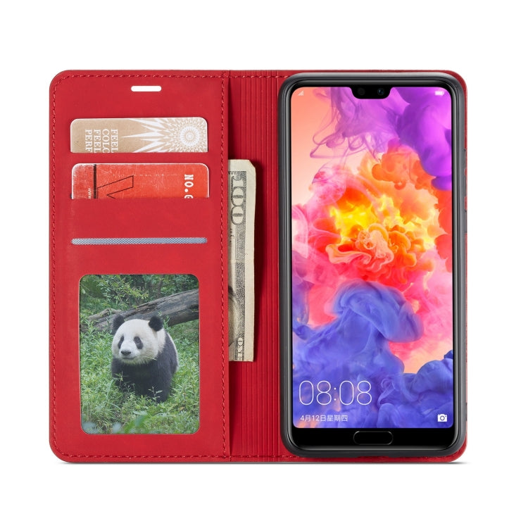 For Huawei P20 Forwenw Dream Series Oil Edge Strong Magnetism Horizontal Flip Leather Case with Holder & Card Slots & Wallet & Photo Frame
