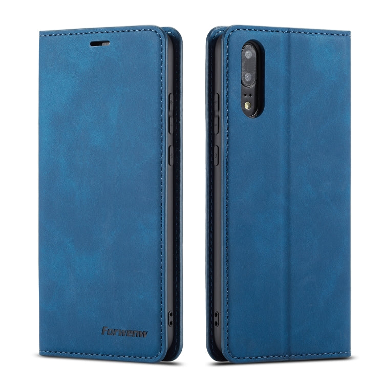 For Huawei P20 Forwenw Dream Series Oil Edge Strong Magnetism Horizontal Flip Leather Case with Holder & Card Slots & Wallet & Photo Frame