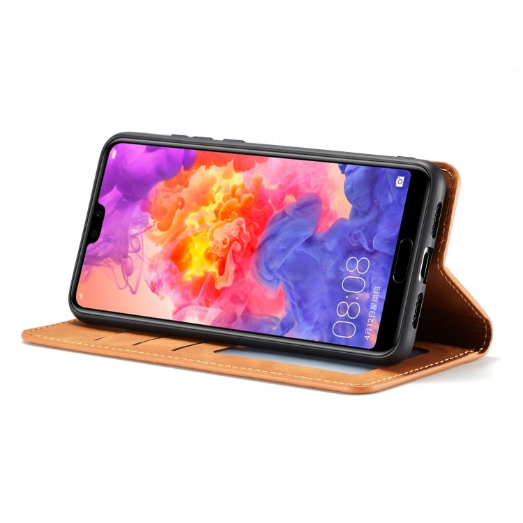 For Huawei P20 Forwenw Dream Series Oil Edge Strong Magnetism Horizontal Flip Leather Case with Holder & Card Slots & Wallet & Photo Frame