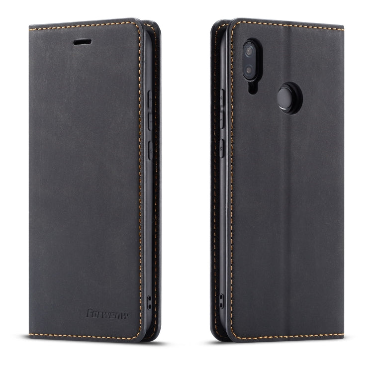 For Huawei P20 Lite Forwenw Dream Series Oil Edge Strong Magnetism Horizontal Flip Leather Case with Holder & Card Slots & Wallet & Photo Frame